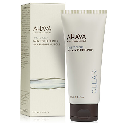AHAVA - Bahenní pleťový peeling Time To Clear (Facial Mud Exfoliator) 100 ml