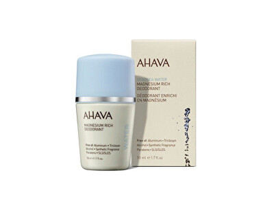 AHAVA - Dámský minerální kuličkový deodorant Magnesium Rich (Deodorant) 50 ml