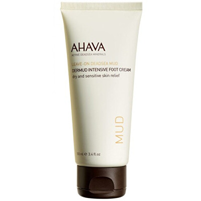AHAVA - Intenzivní bahenní krém na nohy Leave-On Deadsea Mud (Dermud Intensive Foot Cream) 100 ml