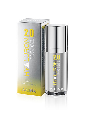 Alcina - Hydratační a protivráskový pleťový gel Hyaluron 2.0 (Face Gel) 30 ml