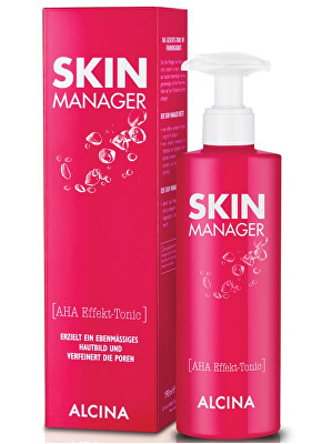 Alcina - Pleťové tonikum s ovocnými kyselinami Skin Manager (AHA Effect-Tonic) 190 ml