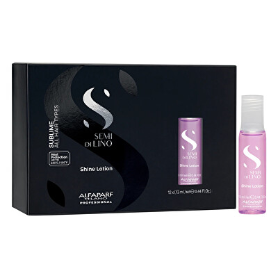 Alfaparf Milano - Mlieko na zvýšenie lesku vlasov Semi Di Lino Sublime (Shine Lotion) 12 x 13 ml