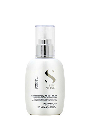 Alfaparf Milano - Multifunkční bezoplachový fluid pro normální vlasy Semi di Lino Diamond (Extraordinary All-In-1 Fluid) 125 ml