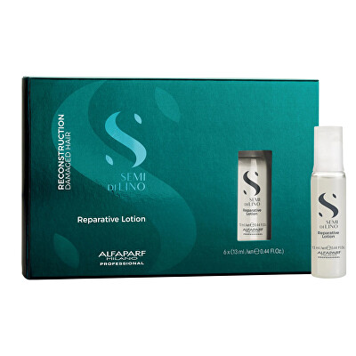 Alfaparf Milano - Rekonstrukční mléko pro poškozené vlasy Semi Di Lino Reconstruction (Reparative Lotion) 6 x 13 ml