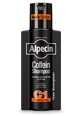 Alpecin - Kofeinový šampon proti vypadávání vlasů C1 Black Edition (Coffein Shampoo) 250 ml