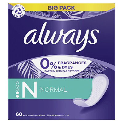 Always - Slipové vložky Normal Fresh&Protect 60 ks