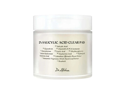 Dr. Althea - Čisticí tampony 2% Salicylic Acid Clear Pad 65 ks