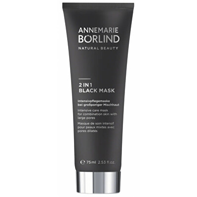 ANNEMARIE BORLIND - Černá maska 2 v 1 (2 in 1 Black Mask) 75 ml
