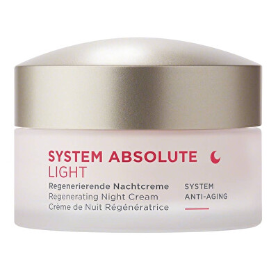 ANNEMARIE BORLIND - Noční krém Light SYSTEM ABSOLUTE System Anti-Aging (Regenerating Night Cream) 50 ml