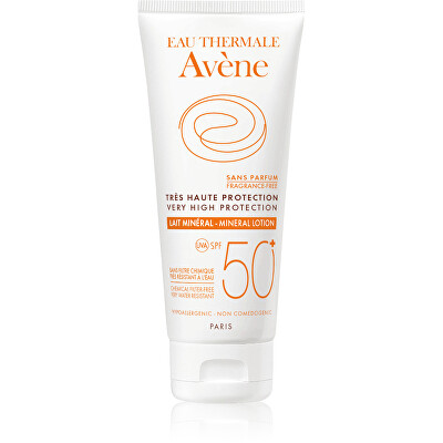 Avène - Ochranné minerální mléko pro intolerantní a alergickou pokožku SPF 50+ (Very High Protection Mineral Lotion) 100 ml