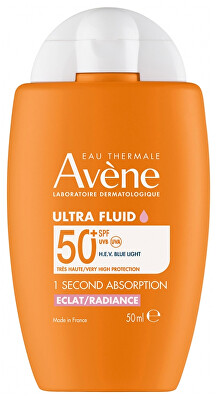 Avène - Rozjasňující ochranný pleťový fluid SPF 50+ Radiance (Ultra Fluid) 50 ml