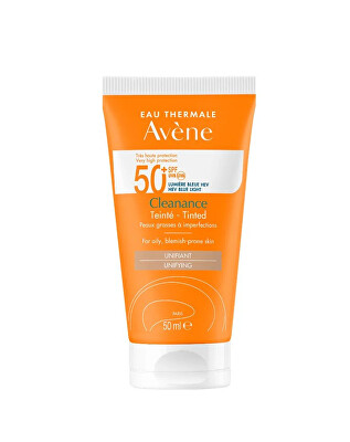 Avène - Tónující ochranný krém pro problematickou pleť SPF 50+ Cleanance Unifying (Tinted Sunscreen) 50 ml