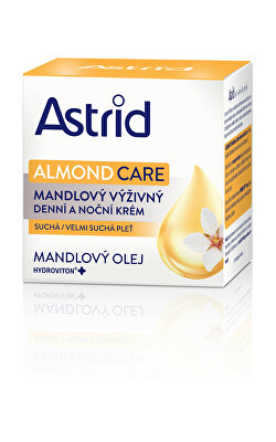 Astrid - Mandlový výživný denní a noční krém pro suchou a velmi suchou pleť Almond Care 50 ml 