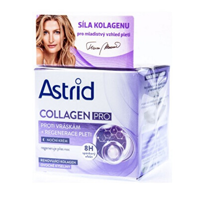 Astrid - Noční krém proti vráskám Collagen Pro 50 ml