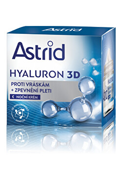 Astrid - Zpevňující noční krém proti vráskám Hyaluron 3D 50 ml