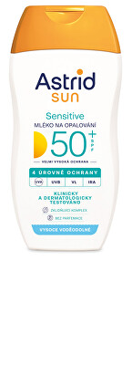 Astrid - Mléko na opalování Sensitive SPF 50+ Sun 150 ml