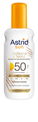 Astrid - Mléko na opalování ve spreji Bronz SPF 50 150 ml