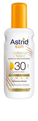 Astrid - Mléko na opalování ve spreji Bronz SPF 30 150 ml