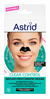 Astrid - Náplasti proti černým tečkám Clear Control 6 ks