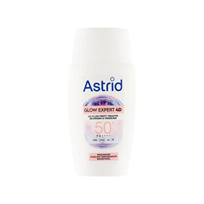 Astrid - Pleťový fluid proti tmavým skvrnám a vráskám SPF 50 Glow Expert 4D 50 ml