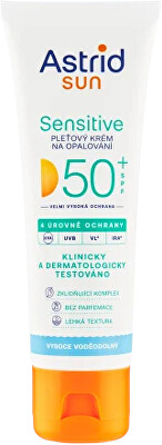 Astrid - Pleťový krém na opalování Sensitive SPF 50+ 50 ml