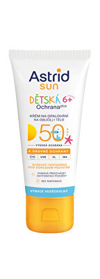Astrid - Dětský krém na obličej a tělo na opalování SPF 50 Sun 75 ml