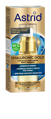 Astrid - Vyplňující oční sérum proti vráskám Hyaluronic Gold 15 ml