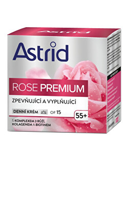 Astrid - Zpevňující a vyplňující denní krém OF 15 Rose Premium 50 ml