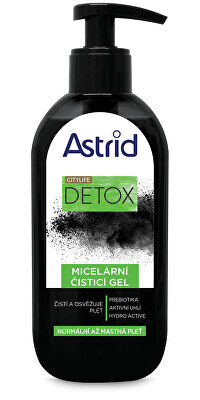Astrid - Micelární čisticí gel pro normální až mastnou pleť Detox 200 ml