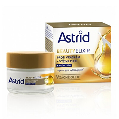 Astrid - Vyživující noční krém proti vráskám Beauty Elixir 50 ml
