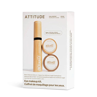 Attitude - Dárková sada Oceanly Brown Eye Make-up Kit