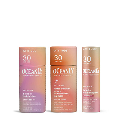 Attitude - Set cadou pentru îngrijirea pielii și a buzelor SPF 30 Sun