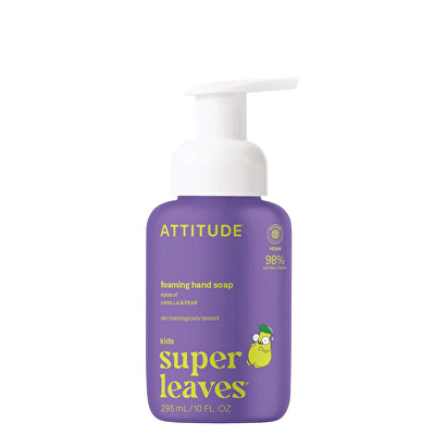 Attitude - Detské mydlo na ruky Super Leaves Vanilka a hruška 295 ml
