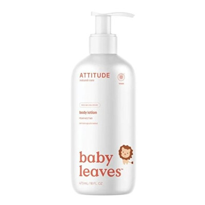 Attitude - Dětské tělové mléko s vůní hruškové šťávy Baby Leaves (Body Lotion) 473 ml