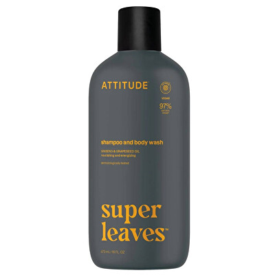 Attitude - Pánsky šampón a telové mydlo 2v1 Super Leaves (Shampoo & Body Wash) 473 ml