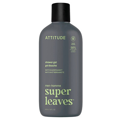 Attitude - Pánský sprchový gel Super Leaves Matcha & Bergamot (Shower Gel) 415 ml