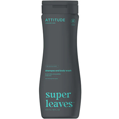 Attitude - Přírodní pánský šampon proti lupům a tělové mýdlo 2v1 Super Leaves (Shampoo and Body Wash) 473 ml
