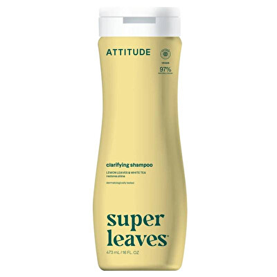 Attitude - Rozjasňující šampon pro normální a mastné vlasy Super Leaves (Clarifying Shampoo) 473 ml