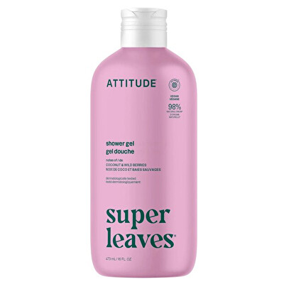Attitude - Sprchový gél Super Leaves Kokos a lesné plody 473 ml