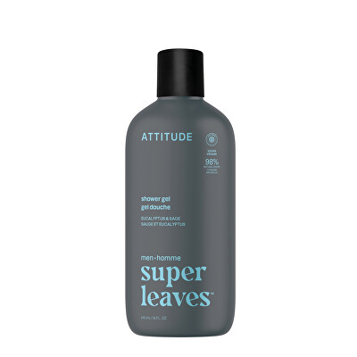 Attitude - Pánský sprchový gel Super Leaves Eukalyptus & Sage (Shower Gel) 415 ml