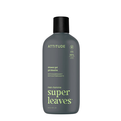 Attitude - Pánský sprchový gel Super Leaves Matcha & Bergamot (Shower Gel) 415 ml