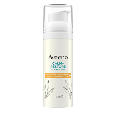 Aveeno - Hydratační mléko SPF 50 Calm+Restore™ (Moisturising Lotion) 50 ml
