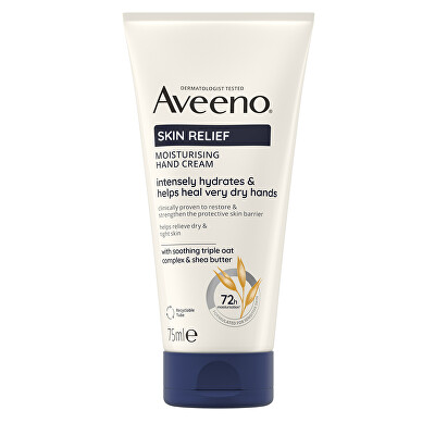 Aveeno - Hydratační krém na ruce bez parfemace Skin Relief (Moisturising Hand Cream) 75 ml