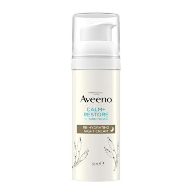 Aveeno - Rehydratační noční krém Calm+ Restore (Re-Hydrating Night Cream) 50 ml