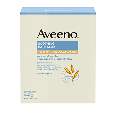 Aveeno - Zklidňující ovesná koupel (Soothing Bath Soak) 8 x 42 g
