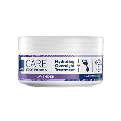 Avon - Levandulový zklidňující krém na nohy Foot Works (Overnight Treatment) 150 ml