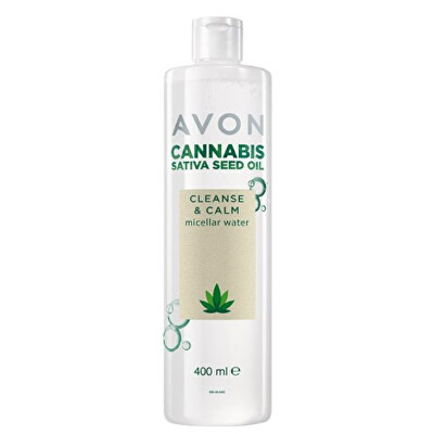 Avon - Micelární čisticí pleťová voda s olejem z konopných semínek 400 ml