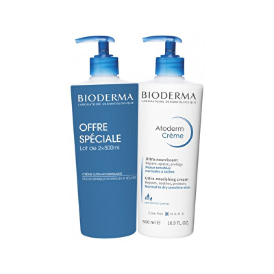 Bioderma - Sada hydratačních tělových krémů pro normální až suchou pokožku Atoderm Creme Duo