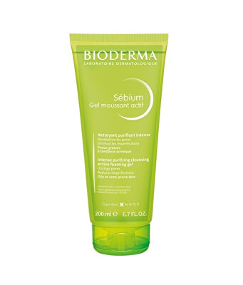 Bioderma - Čisticí pleťový gel pro aknózní a mastnou pleť Sebium (Active Gel) 200 ml