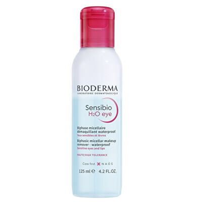 Bioderma - Dvoufázový micelární odličovač Sensibio H2O Eye (Biphasic Micellar Make-up Remover) 125 ml